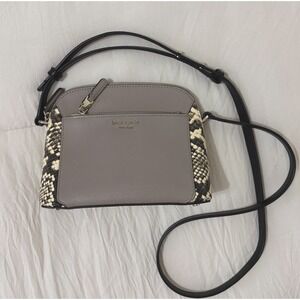 Kate Spade New York Louise Python Embossed Medium Dome Crossbody Bag Purse